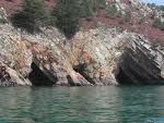 Grottes marines à Morgat (Bretagne)